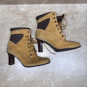 Timberland Lace-up Boots 7.5 Wheat/Brown